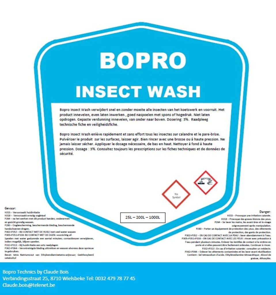Insect wash