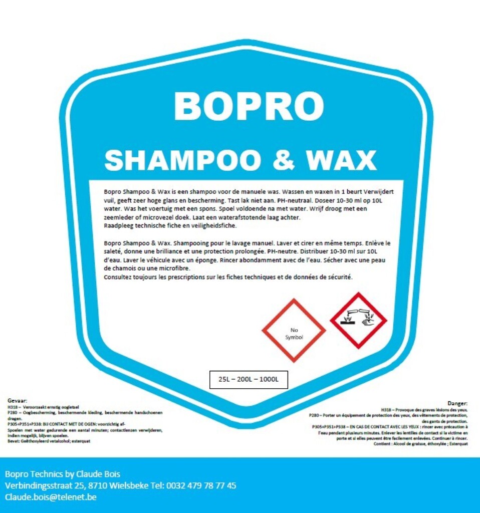 Shampoo wax